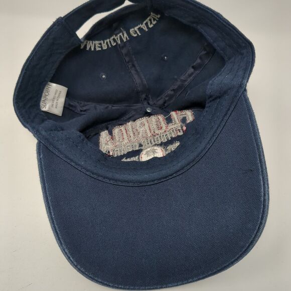 Florida Outdoor Gear American Classic Slideback Hat Blue OS Adjustable Sunpoint - Picture 6 of 8